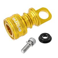 Anti-corrosion Bicycle Frame Mounting Base Anti-rust Folding Bike Pedal Adapter  Folding Bike Use Gold 1 PC