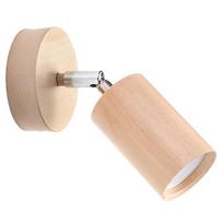 Kinkiet Tearix 1 Gu10 Naturalne Drewno Wood Lumilo 07.115.01