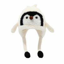 Cute Cartoon Penguin Balaclava Hat Windproof Ear Protection Cap  Outdoor Activities balta