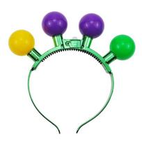 Led Headband Party Irish Green Headband Christmas Light Up Headband SaintPatrick Day Headband Light Up Bulb Headband 1 žalia