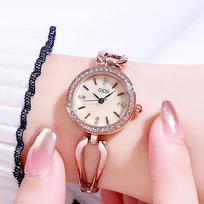 Gadi Luxury Alloy Womens Quartz Watch With Rhinestone Decor For Casual Fashion Style A