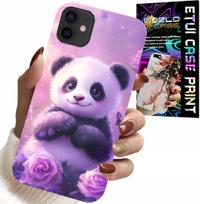 Etui Do Iphone 12 Mini - Słodka Panda Wzory Dla Dzieci + Szkło