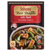 Suhana Paneer Chilli Ready Mix Instant Indo Chinese Cooking Spice Blend Pack Of 8 X 50 G Restaurant Style Taste