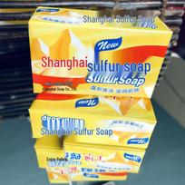 Shanghai Sulfur Soap 125g - 72-Pack, Free Shipping for Whole Body Cleaning