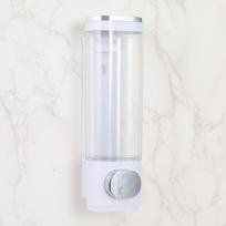 In-Stock Wall-Mounted Soap & Hand Sanitizer Dispenser - Press Type, Refillable, Multi-Spec Options for Bathroom