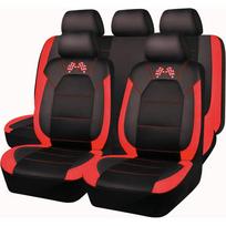 Universalus PU odos kvėpuojantis tinklinis automobilio sėdynės užvalkalas Single Headrest