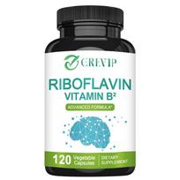Vitaminas B2 (riboflavinas), 400 mg - Skatina sveiką energiją ir medžiagų apykaitą - Be GMO, be glitimo, kasdienis maisto papildas 120