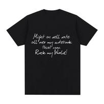 Wolf Alice Graphic Print T-shirt Cotton Tees Rock Band Streetwear Classic Quote Women Men Casual O-Neck Tops Summer XS juoda