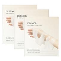 mixsoon Bean Collagen Hydrogel Mask Soothing Glow Facial Sheet 35g 5 Sheets (Set of 3)
