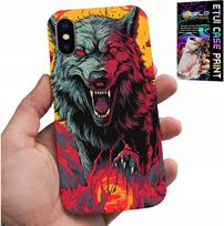 Etui Do Iphone Xs Max - Wilk Wilki Wataha Super Wzory Case + Szkło
