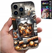 Etui Do Iphone 14 Pro - Whisky Cygaro Wzory Dla Mężczyzn Plecki