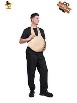 Adult Fake Belly Costume for Halloween and Christmas Stage Performances One Size