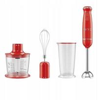 Blender Ręczny Silvercrest Ssmsr 600 A1 600W + Zestaw Akcesoriów Czerwony