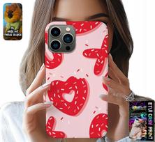 Etui Do Iphone 13 Pro - Kobiece, Modne Wzory Xoxo Serce + Szkło