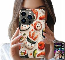 Etui Do Iphone 15 Pro Max - Słodkie Uśmiechnięte Sushi Obudowa Case