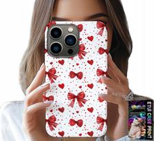 Etui Do Iphone 15 Pro Max - Czerwone Wstążki Wstążka Modne Wzory