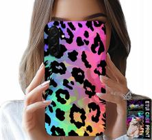 Etui Do Samsung Galaxy A36 5G - Kolorowa Tęczowa Panterka Plecki Szkło