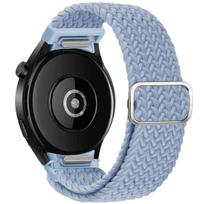 Band For Samsung Galaxy Watch 7 FE 5 Pro 4 6 classic 44mm 40mm No Gaps Nylon Braided sport bracelet correa Galaxy Watch 7 Strap Watch 7 40mm 44mm šviesiai mėlyna spalva