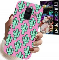 Etui Do Samsung A6 2018 - Kaktusy, Kaktus Na Różowym Tle + Folia
