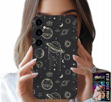 Etui Do Samsung Galaxy A05S - Kosmos Planety Gwiazdy Księżyc + Szkło