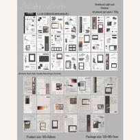 Ketchup Girl Journaling Collection: 40-Sheet Fragment Collector Series, 4 Unique Styles, Repeat-Free