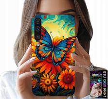 Etui Do Samsung Galaxy A70 - Motyle Motylki Kwiatki Róże Obudowa