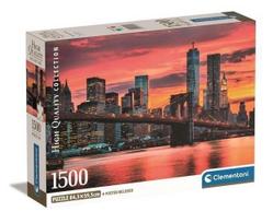 Puzzle 1500 Compact East River At Dusk