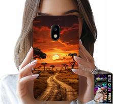 Etui Do Samsung Galaxy J5 2017 - Safari Afryka Zachód Słońca Piękne Widok