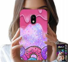 Etui Do Samsung Galaxy J5 2017 - Słodkie Donuty Z Lukrem W Tle + Szkło