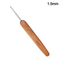 Handicraft Bamboo Wooden Crochet Hooks Small Size Long Knitting Crochet Crocheting Hooks Blanket Shawl