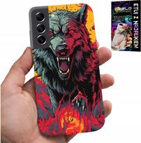 Etui Do Samsung Galaxy S22 - Wilk Wilki Wataha Super Wzory Case + Szkło