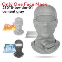 Cycling Face Mask With Heat Sensitive Color Change For Outdoor Men Women pilka spalva