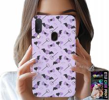 Etui Do Samsung Galaxy A20E - Modne Wzory Widły Serca Kokardki Kokarda