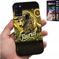 Etui Do Samsung Galaxy A21S - Znak Zodiaku Byk Astronomia Futerał