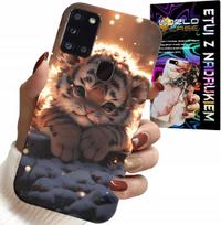 Etui Do Samsung Galaxy A21S - Z Nadrukiem Słodki Tygrysek Obudowa Case