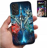 Etui Do Samsung Galaxy A23 5G - Silnik Mechanik Części Pokrowiec + Szkło
