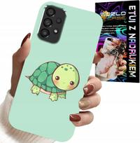 Etui Do Samsung Galaxy A23 5G - Słodkie Żółwki Wzory Dla Dzieci + Szkło