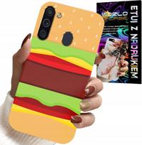 Etui Do Samsung Galaxy A21 - Case Burger Cheeseburger Obudowa Prezent