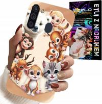 Etui Do Samsung Galaxy A21 - Plecki Dla Dzieci W Zwierzęta Leśne Case