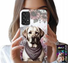 Samsung A52 / A52S Tok - Kutya, Husky, Kutya Minták + Üveg