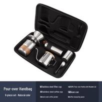 Portable Outdoor Pour-over Coffee Set with Hand Grinder