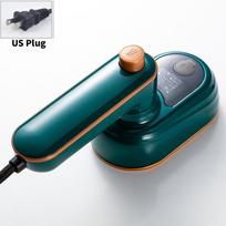 Portable Mini Handheld Garment Steam Iron Machine With Foldable Design For Travel And Home Use Green C US