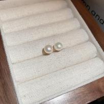 Classic Elegant Imitation Pearl Dangle Earring for Women  Studs High-grade Earrings for Women Jewelry on Ear Ball Stud Earrings Kit Wedding Jewelry 10mm balta