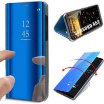 Hard case for Samsung Galaxy A52 5G - PROSHOP - Mirror effect flap - Blue mėlyna