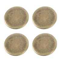 50 rinkinių kelnių sagų ir varžtų bronzos metalo 17 mm reguliuojamos sagos 2x6,5 mm kryžminiai geležiniai varžtai skirti