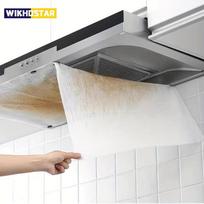 Virtuvės lipdukai nuo aliejaus Gartraukio filtro rinkinys Didelio našumo aliejaus absorbcija Be dūmų Universalus dydis Patvari lipduko apsauga 46cm*5m