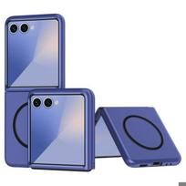 Protective case - BOOLING - for Samsung Galxy Z Flip 7 - Shockproof - With magnetic ring - Navy blue mėlyna