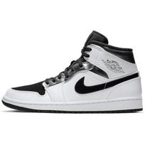 Air Jordan 1 Mid Alternate Think 16 Men Sneakers Silver White 554724-121 47.5