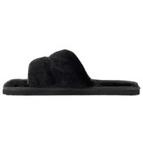 Puma Fluff Solo Sports Slippers Women Footwear Black 387522-01 35.5 gray