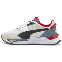 Puma Mirage Sport Remix Comfortable Mid-Top Lifestyle Casual Shoes Unisex Casual Shoes Gray Black Red 381051-03 35.5